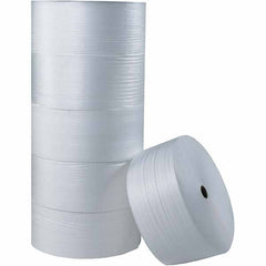 Made in USA - 250' Long x 24" Wide x 1/4" Thick, Foam Roll - White - Exact Tooling