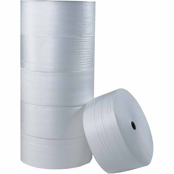 Made in USA - 550' Long x 18" Wide x 1/8" Thick, Foam Roll - White - Exact Tooling