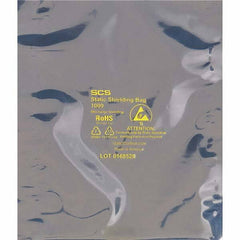 Made in USA - 16" Long x 12" Wide, 3.1 mil Thick, Open Top Static Shield Bag - Transparent, Metal-In, Standard Grade - Exact Tooling