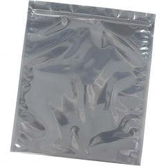 Made in USA - 8" Long x 6" Wide, 3 mil Thick, Self Seal Recloseable Zip Top Static Protection Bag - Transparent, Standard Grade - Exact Tooling