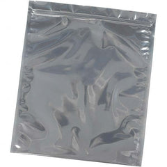 Made in USA - 8" Long x 5" Wide, 3 mil Thick, Self Seal Recloseable Zip Top Static Protection Bag - Transparent, Standard Grade - Exact Tooling