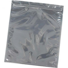 Made in USA - 10" Long x 8" Wide, 3 mil Thick, Self Seal Recloseable Zip Top Static Protection Bag - Transparent, Standard Grade - Exact Tooling