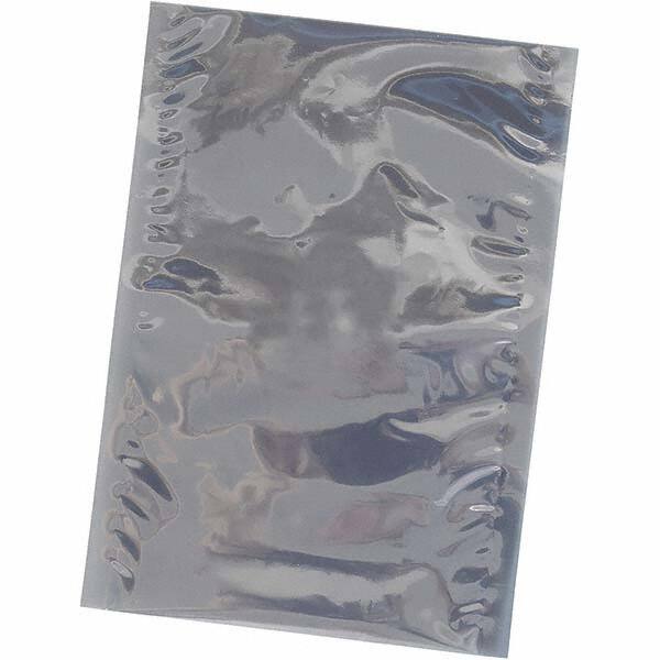 Made in USA - 5" Long x 3" Wide, 3 mil Thick, Open Top Open End Static Protection Bag - Transparent, Standard Grade - Exact Tooling