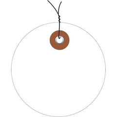 Made in USA - Safety & Facility Blank Tag - White Vinyl - Exact Tooling