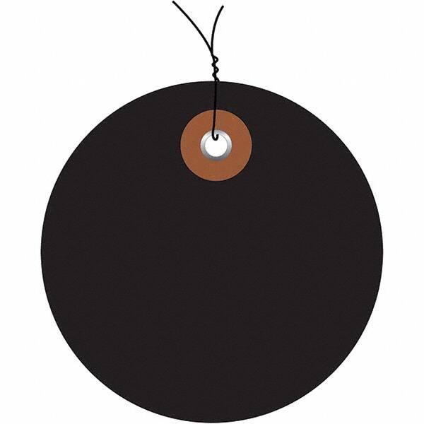 Made in USA - Safety & Facility Blank Tag - Black Vinyl - Exact Tooling