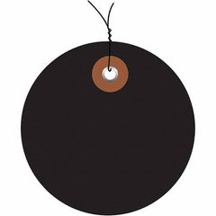 Made in USA - Safety & Facility Blank Tag - Black Vinyl - Exact Tooling