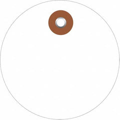 Made in USA - Safety & Facility Blank Tag - White Vinyl - Exact Tooling