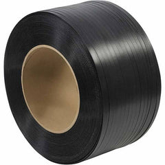 Made in USA - 5,400' Long x 5/8" Wide, Coil Case Polypropylene Strapping - 820 Lb Capacity, 0.03" Thick - Exact Tooling
