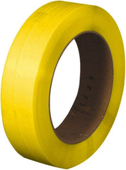 Made in USA - 7,200' Long x 1/2" Wide, Coil Case Polypropylene Strapping - 500 Lb Capacity, 0.022" Thick - Exact Tooling