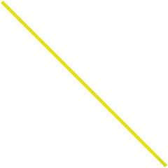 Made in USA - 7" Long, Bag Tie - Yellow - Exact Tooling