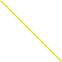 Made in USA - 5" Long, Bag Tie - Yellow - Exact Tooling