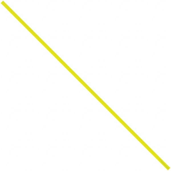 Made in USA - 4" Long, Bag Tie - Yellow - Exact Tooling