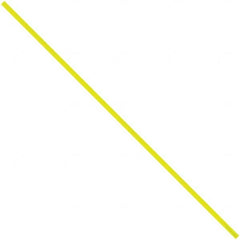 Made in USA - 4" Long, Bag Tie - Yellow - Exact Tooling