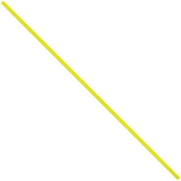 Made in USA - 12" Long, Bag Tie - Yellow - Exact Tooling