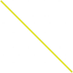 Made in USA - 12" Long, Bag Tie - Yellow - Exact Tooling