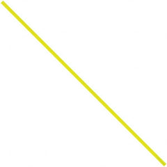 Made in USA - 10" Long, Bag Tie - Yellow - Exact Tooling