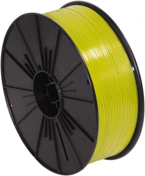 Made in USA - 7,000" Long, Bag Tie - Yellow - Exact Tooling