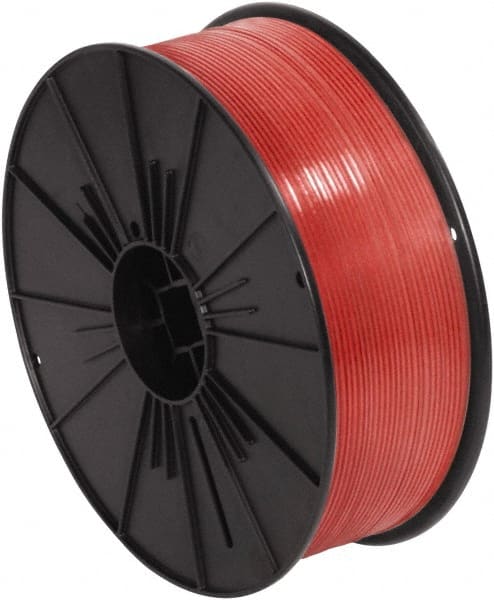 Made in USA - 7,000" Long, Bag Tie - Red - Exact Tooling