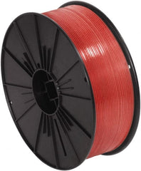 Made in USA - 7,000" Long, Bag Tie - Red - Exact Tooling