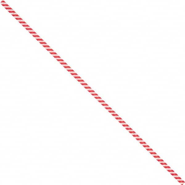 Made in USA - 8" Long, Bag Tie - Red/White - Exact Tooling