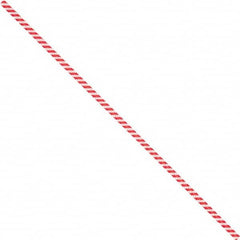 Made in USA - 8" Long, Bag Tie - Red/White - Exact Tooling