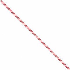 Made in USA - 7" Long, Bag Tie - Red/White - Exact Tooling