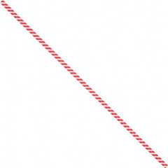 Made in USA - 4" Long, Bag Tie - Red/White - Exact Tooling