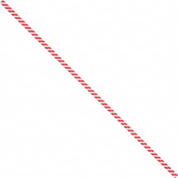 Made in USA - 10" Long, Bag Tie - Red/White - Exact Tooling