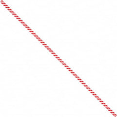 Made in USA - 10" Long, Bag Tie - Red/White - Exact Tooling