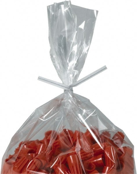 Made in USA - 5" Long, Bag Tie - White - Exact Tooling