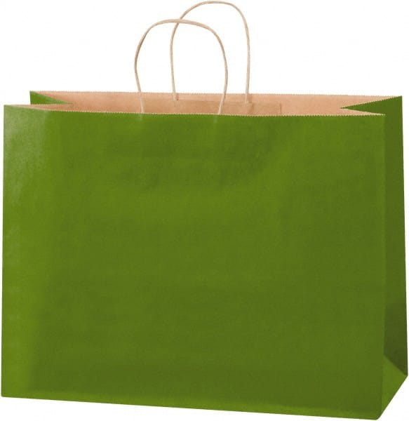 Made in USA - Kraft Grocery Bag - 16 x 6 x 12, Tea - Exact Tooling