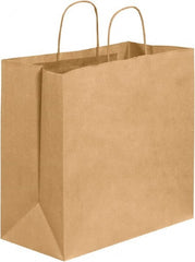Made in USA - Kraft Grocery Bag - 13 x 7 x 13, Kraft - Exact Tooling