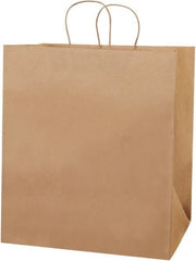 Made in USA - Kraft Grocery Bag - 14 x 10 x 15-1/2, Kraft - Exact Tooling
