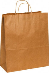 Made in USA - Kraft Grocery Bag - 13 x 6 x 15-3/4, Kraft - Exact Tooling