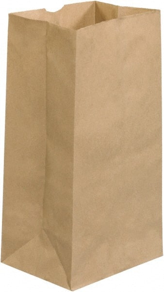 Made in USA - Kraft Grocery Bag - 8-1/4 x 6-1/8 x 15-7/8, Kraft - Exact Tooling