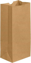 Made in USA - Kraft Grocery Bag - 5-1/4 x 3-7/16 x 10-15/16, Kraft - Exact Tooling