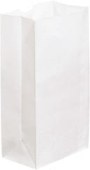 Made in USA - Kraft Grocery Bag - 6 x 3-5/8 x 11, White - Exact Tooling