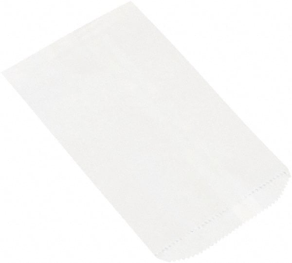 Made in USA - Kraft Grocery Bag - 6-1/4 x 9-1/4, White - Exact Tooling