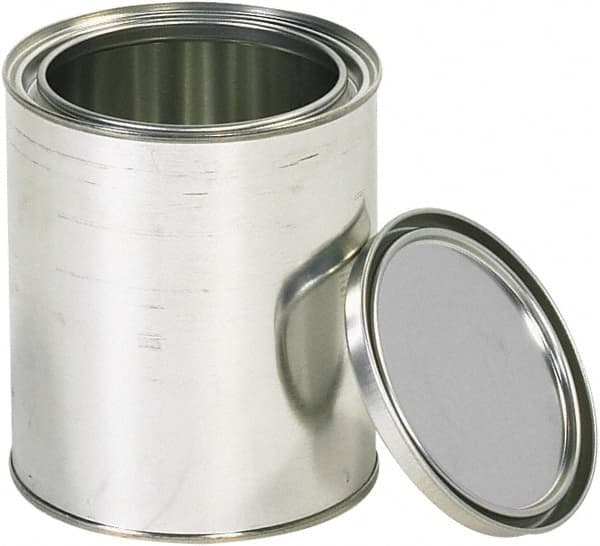 Value Collection - 1/4 Gal Gray Cylinder Metal Can - 8" High - Exact Tooling