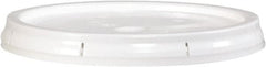 Made in USA - Tote & Storage Container Lids For Use With: 5 Gallon Bucket Color: White - Exact Tooling