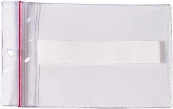 Superscan - 25 Piece Clear Press-On Vinyl Envelope - 4" High x 6" Wide - Exact Tooling