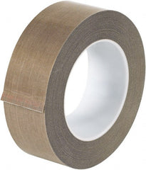 Made in USA - 18 Yd Long x 1-1/2" Wide, Brown Silicone PTFE Tape - 3 mil Thick - Exact Tooling