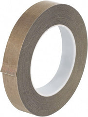 Made in USA - 36 Yd Long x 3/4" Wide, Brown Silicone PTFE Tape - 10 mil Thick - Exact Tooling