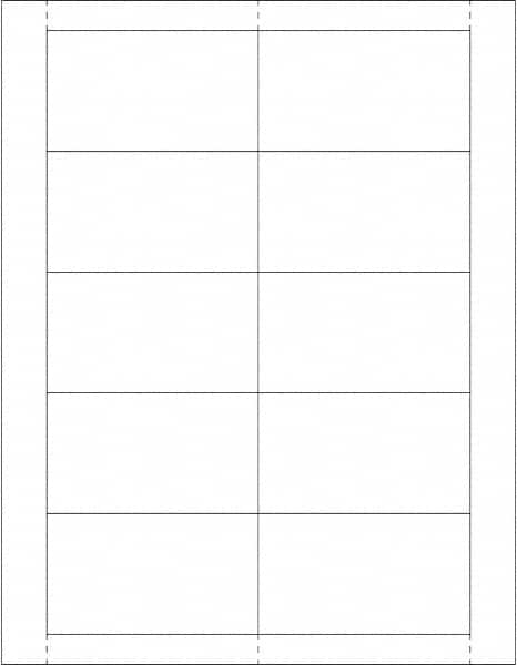 Made in USA - 500 Card Sleeves - 2 x 3-1/2" - Exact Tooling