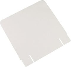 Made in USA - 23-3/4" Wide, 1 Compartment, 200#/ECT-32-B Corrugated Pamphlet & Literature Displays - White - Exact Tooling