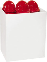 Made in USA - 30" Wide, 1 Compartment, 200#/ECT-32-B Corrugated Pamphlet & Literature Displays - White - Exact Tooling