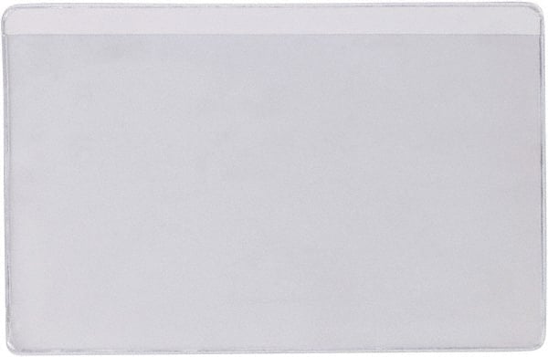 Superscan - 50 Piece Clear Press-On Vinyl Envelope - 4" High x 6" Wide - Exact Tooling