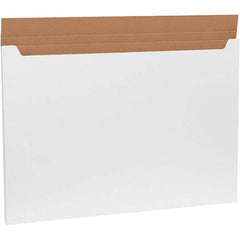 Made in USA - 26" Wide x 38" Long x 1" High Rectangle Crush Proof Mailers - 1 Wall, White - Exact Tooling