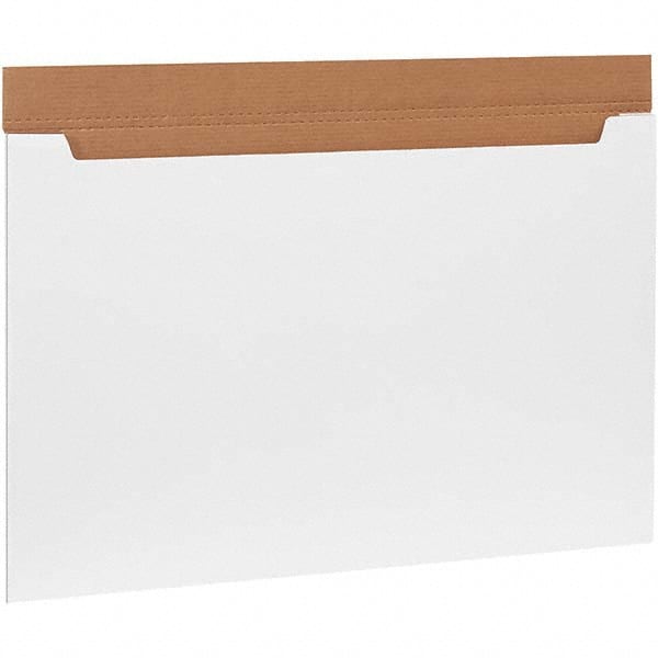Made in USA - 24" Wide x 36" Long x 2-1/2" High Rectangle Crush Proof Mailers - 1 Wall, White - Exact Tooling