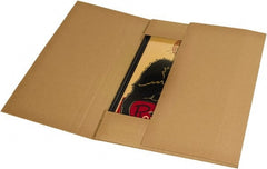 Made in USA - 30" Wide x 36" Long x 6" High Rectangle Crush Proof Mailers - 1 Wall, Kraft (Color) - Exact Tooling